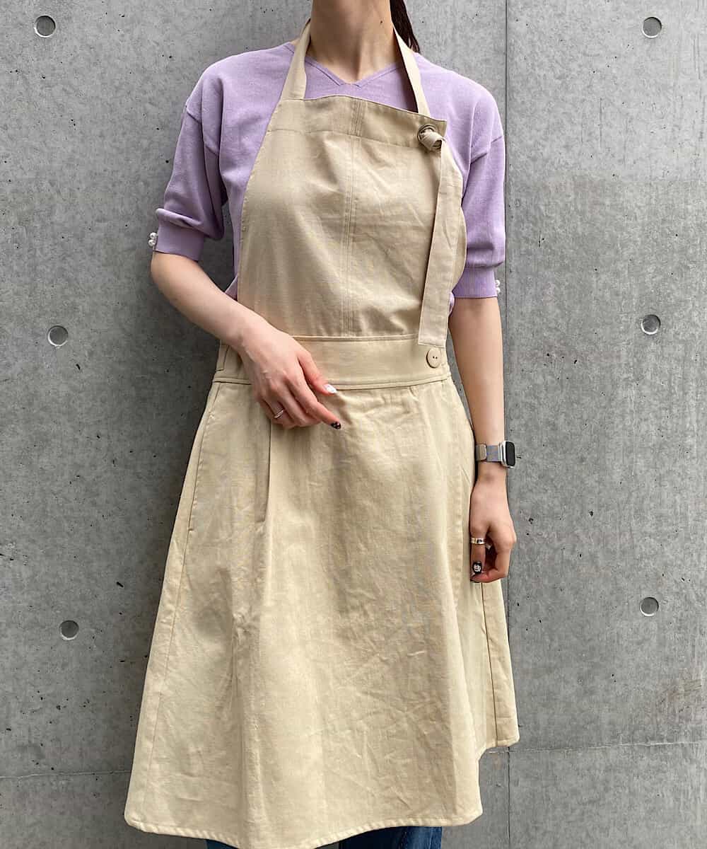 洗える］巻きスカート風エプロン(その他のグッズ・小物) | re:mine