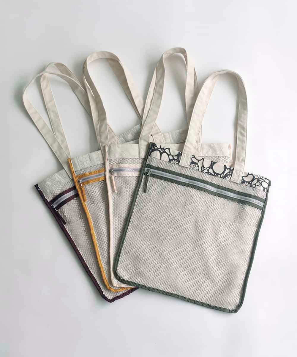 【Vegie BAG】野菜柄2WAYトートバッグ マッシュルーム