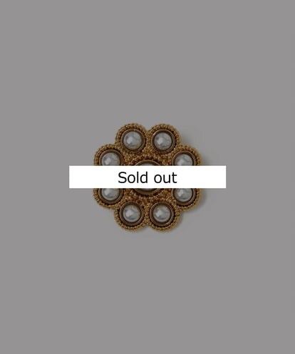 VY2AX02110 TARA JARMON Baroque flower broach