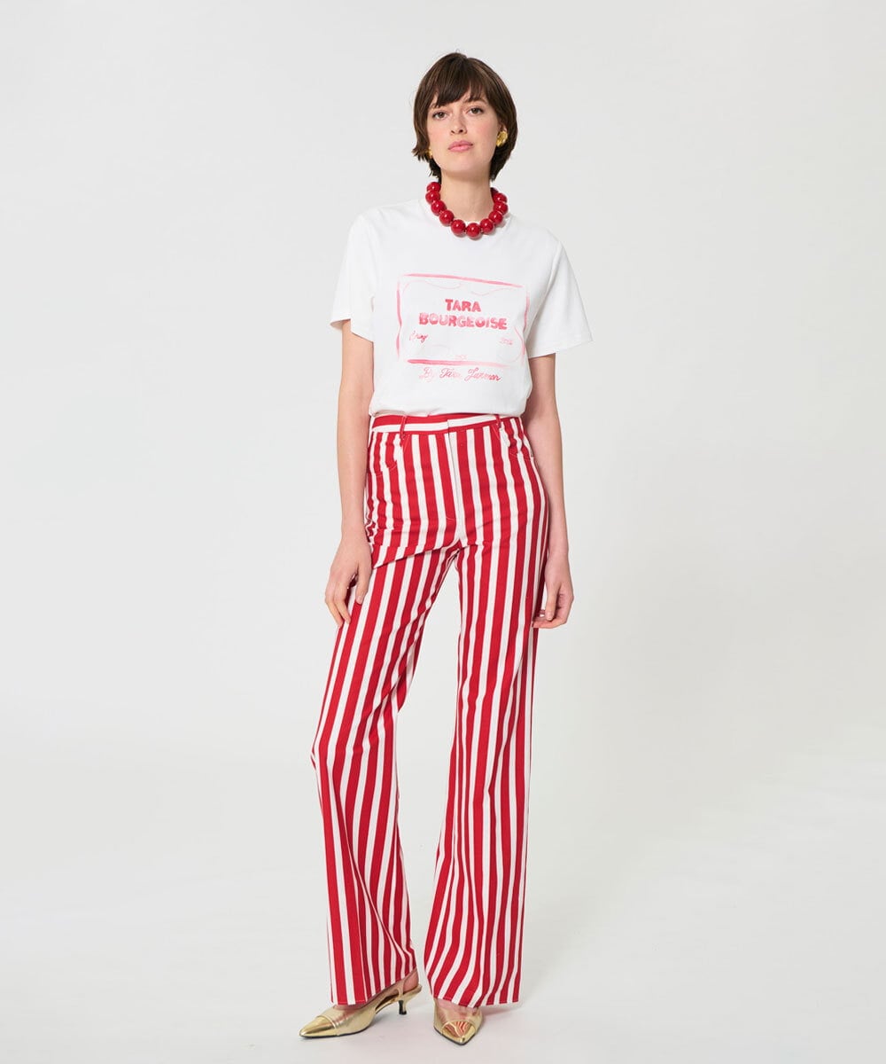 VY2GD01200 TARA JARMON(タラ ジャーモン) カラーポップネックレス レッド