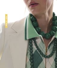 VY2GD01200 TARA JARMON(タラ ジャーモン) カラーポップネックレス グリーン