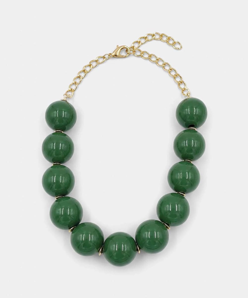 VY2GD01200 TARA JARMON(タラ ジャーモン) カラーポップネックレス グリーン