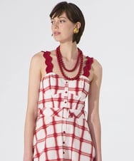 VY2GD02170 TARA JARMON(タラ ジャーモン) カラーポップネックレス レッド