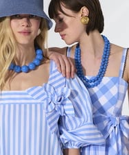 VY2GD02170 TARA JARMON(タラ ジャーモン) カラーポップネックレス ブルー