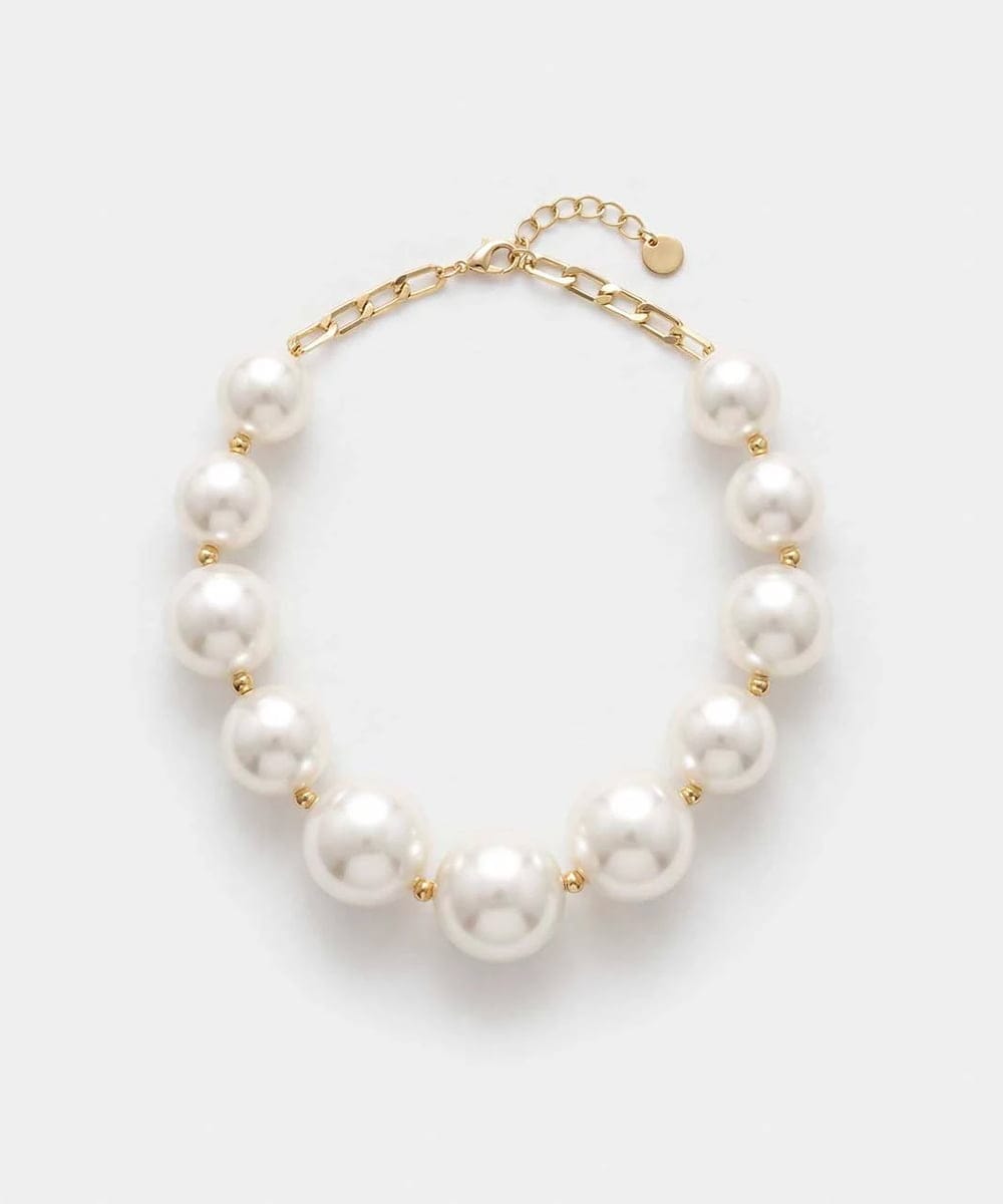 VY2GD04200 TARA JARMON(タラ ジャーモン) パールネックレス エクリュ