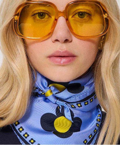 VY3AD05260 TARA JARMON デイジープリントスカーフ