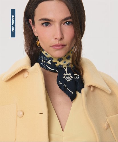 VY3AG04250 TARA JARMON グラフィックモザイクプリントスカーフ