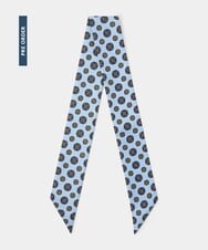 VY3AG06180 TARA JARMON(タラ ジャーモン) グラフィックブルームタイスカーフ ライトブルー