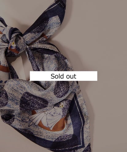 VY3AX11240 TARA JARMON Silk pierrot scarf