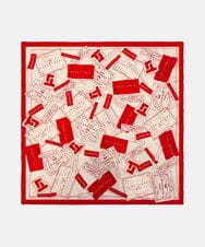 VY3GD01260 TARA JARMON(タラ ジャーモン) TARAラベルシルクスカーフ レッド