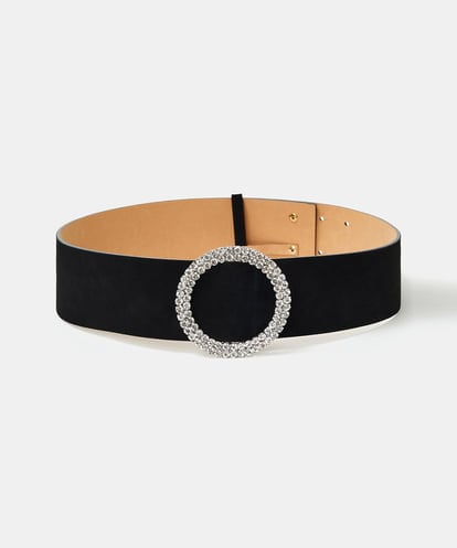 VY4AX04330 TARA JARMON Goat suede belt