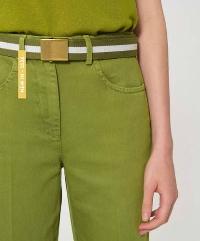 VY4GD03240  【メディア着用】ストライプリボンベルト