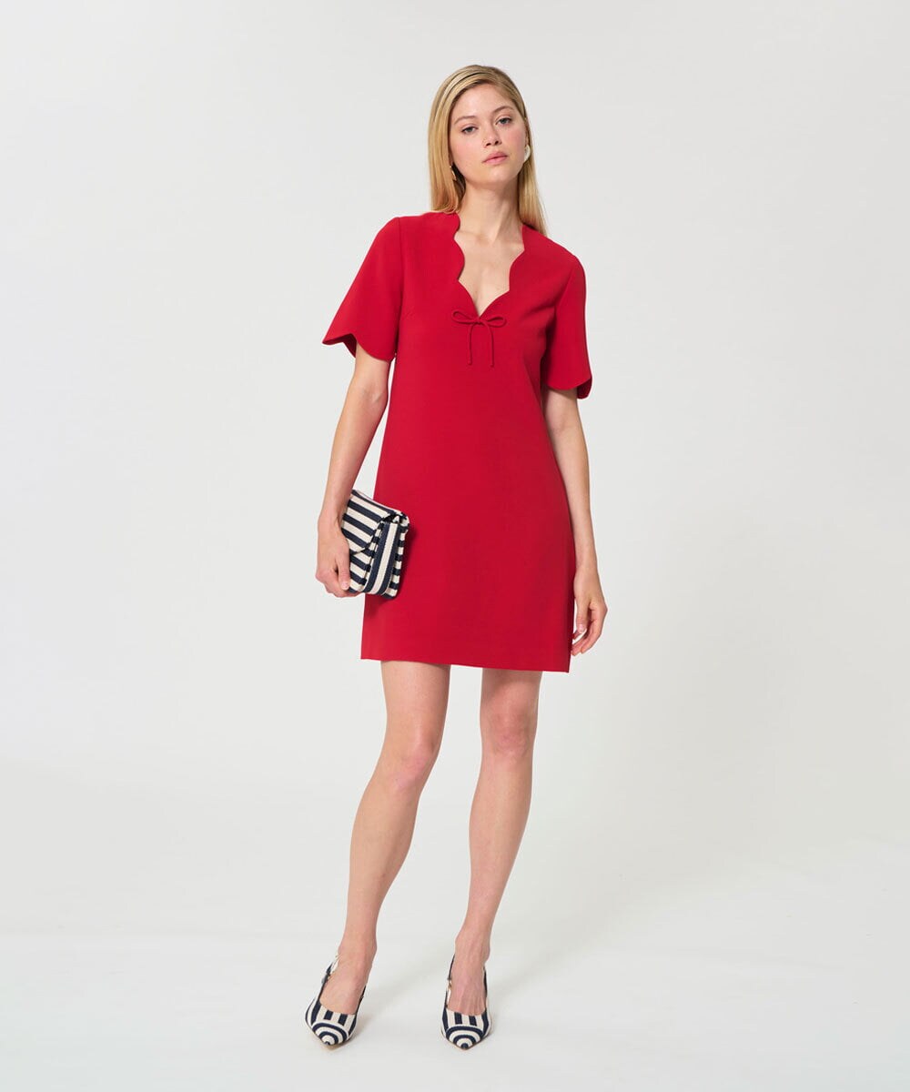 VY5GD01750 TARA JARMON(タラ ジャーモン) TJボーダーコットンバッグ ネイビーブルー