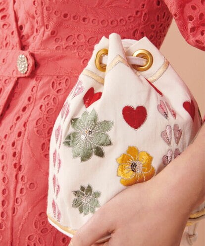VY5GU01270 TARA JARMON Love embroidery bag