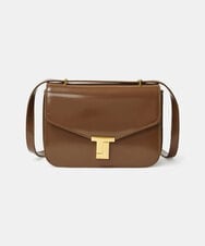 VY5GX01730 TARA JARMON(タラ ジャーモン) TJ レザーバッグ ブラウン