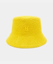 VY7GD01260 TARA JARMON(タラ ジャーモン) コットンクロシェバケットハット ミモザイエロー