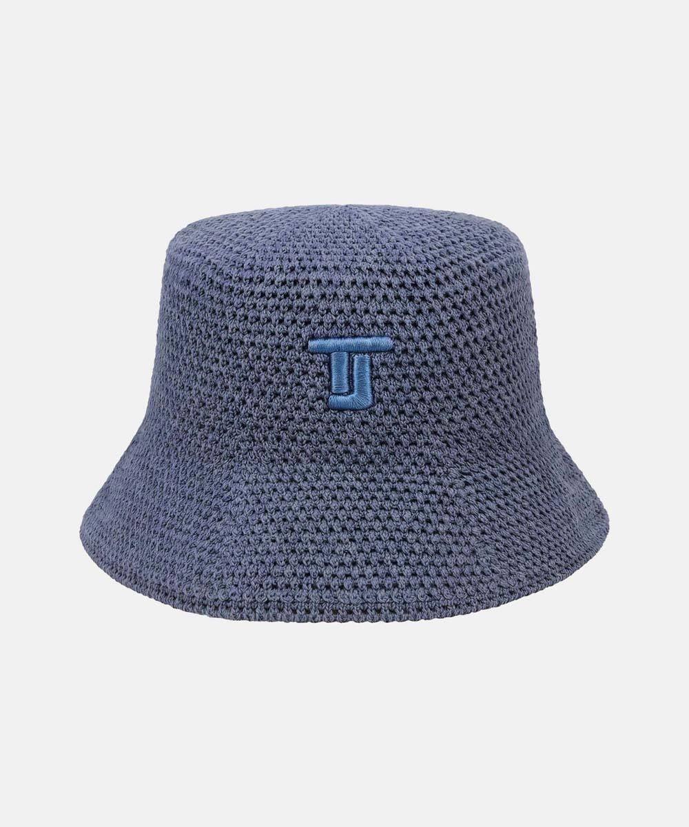 VY7GD01260 TARA JARMON(タラ ジャーモン) コットンクロシェバケットハット スカイブルー