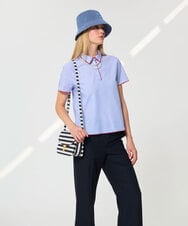 VY7GD01260 TARA JARMON(タラ ジャーモン) コットンクロシェバケットハット スカイブルー