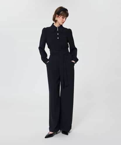 VZBAD04330 TARA JARMON クレープブラウス