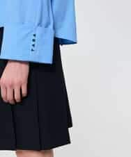 VZBAD11330 TARA JARMON(タラ ジャーモン) ポプリンブラウス ライトブルー