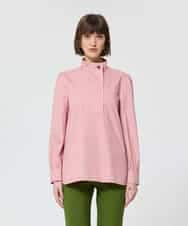 VZBAD13330 TARA JARMON(タラ ジャーモン) ポプリンブラウス ピンク