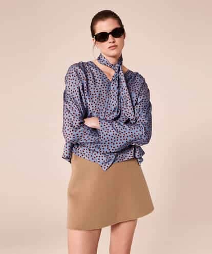 VZBAX14350  Halo dots blouse