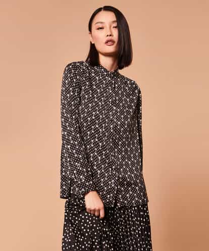 VZBAX36370 TARA JARMON Polka dot blouse