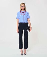 VZBGD01340 TARA JARMON(タラ ジャーモン) ポプリンブラウス スカイブルー