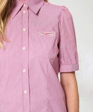 VZBGD04330 TARA JARMON(タラ ジャーモン) スレッドポプリンブラウス レッド