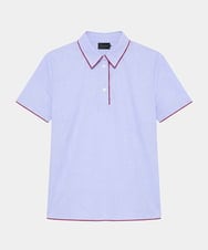 VZBGD10300 TARA JARMON(タラ ジャーモン) マスキュリンストライプシャツ スカイブルー