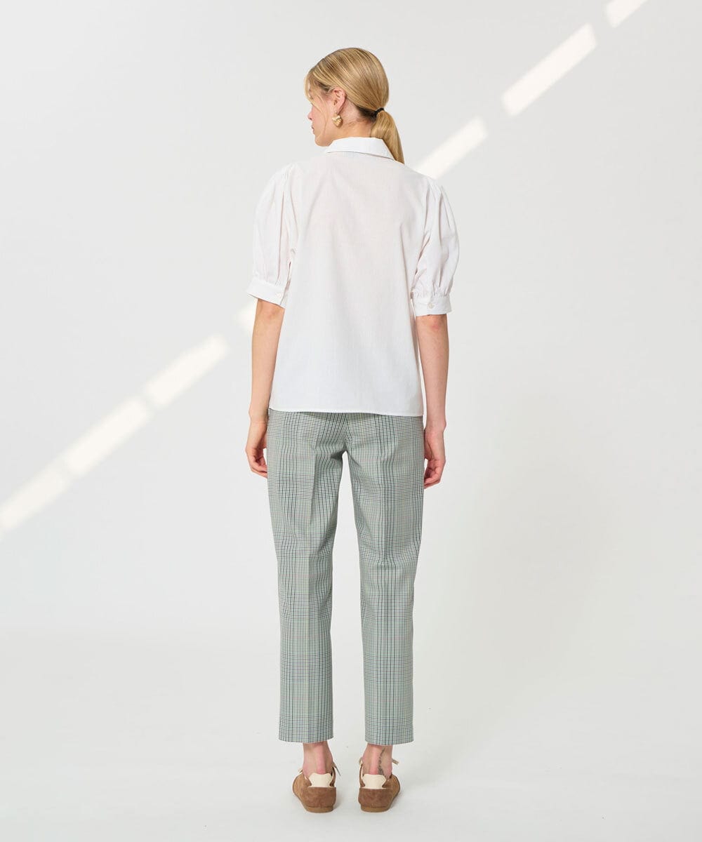 VZBGD14340 TARA JARMON(タラ ジャーモン) リブコットンブラウス エクリュ