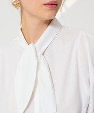 VZBGD14340 TARA JARMON(タラ ジャーモン) リブコットンブラウス エクリュ