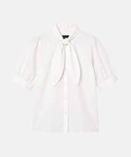 VZBGD14340 TARA JARMON(タラ ジャーモン) リブコットンブラウス エクリュ