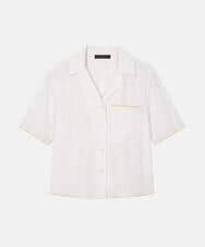 VZBGD15320 TARA JARMON(タラ ジャーモン) リブコットンシャツ エクリュ