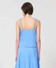 VZBGD19300 TARA JARMON(タラ ジャーモン) ポプリンキャミブラウス スカイブルー