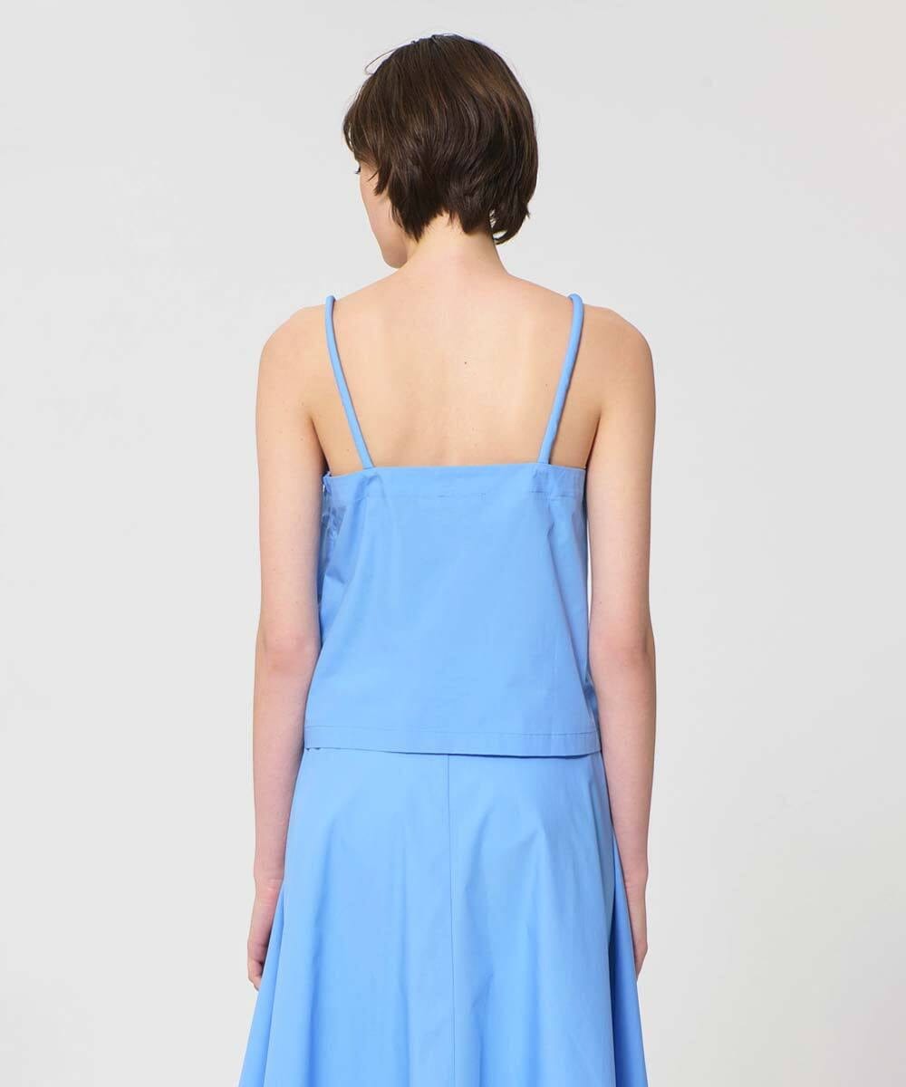 VZBGD19300 TARA JARMON(タラ ジャーモン) ポプリンキャミブラウス スカイブルー