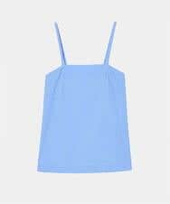 VZBGD19300 TARA JARMON(タラ ジャーモン) ポプリンキャミブラウス スカイブルー