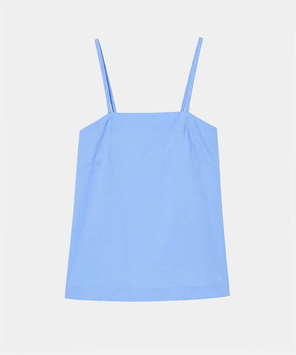 VZBGD19300 TARA JARMON(タラ ジャーモン) ポプリンキャミブラウス スカイブルー