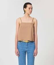 VZBGD19300 TARA JARMON(タラ ジャーモン) ポプリンキャミブラウス ハニーベージュ