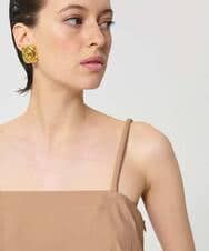 VZBGD19300 TARA JARMON(タラ ジャーモン) ポプリンキャミブラウス ハニーベージュ