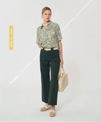 VZBGD20390  デイジーガーデンプリントブラウス