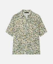 VZBGD20390 TARA JARMON(タラ ジャーモン) デイジーガーデンプリントブラウス グリーン