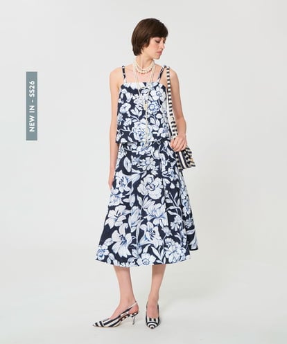 VZBGD29360  ワイルドブロッサムポプリンブラウス