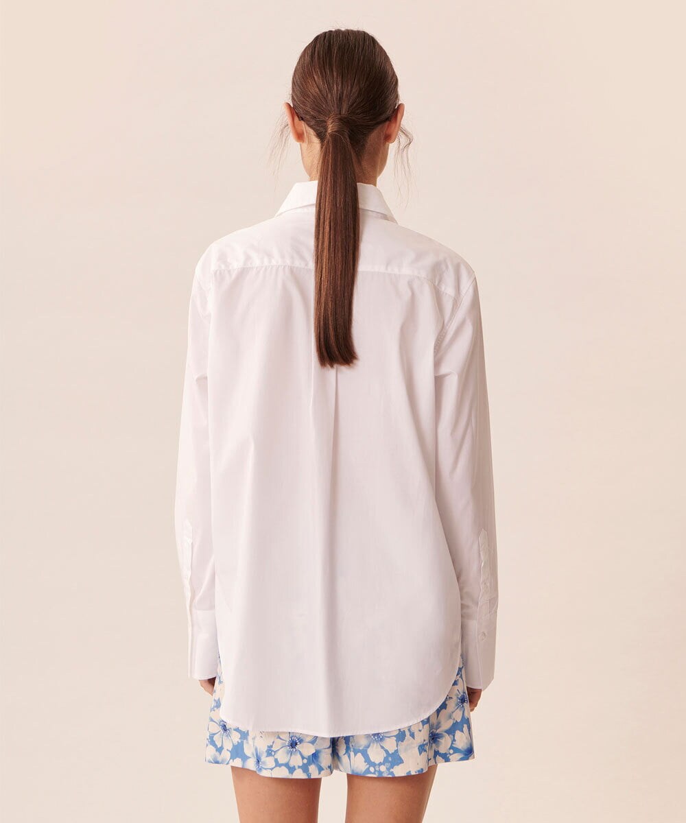 ドラマ着用】Solid poplin blouse(ブラウス・シャツ) TARA JARMON(タラ ジャーモン)｜イトキンオンラインストア