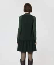 VZEAD08480 TARA JARMON(タラ ジャーモン) フランネルドレス カーキ