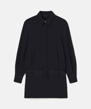 VZEAD16550 TARA JARMON(タラ ジャーモン) ヘビークレープドレス ネイビー