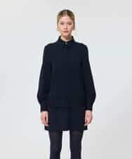 VZEAD16550 TARA JARMON(タラ ジャーモン) ヘビークレープドレス ネイビー