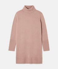 VZEAD19450 TARA JARMON(タラ ジャーモン) メリノアルパカニットドレス ピンク