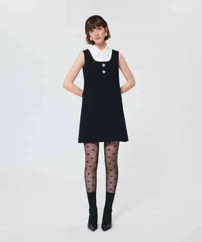 VZEAD22550 TARA JARMON ヘビークレープドレス