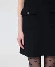 VZEAD25610 TARA JARMON(タラ ジャーモン) ヘビークレープドレス ブラック